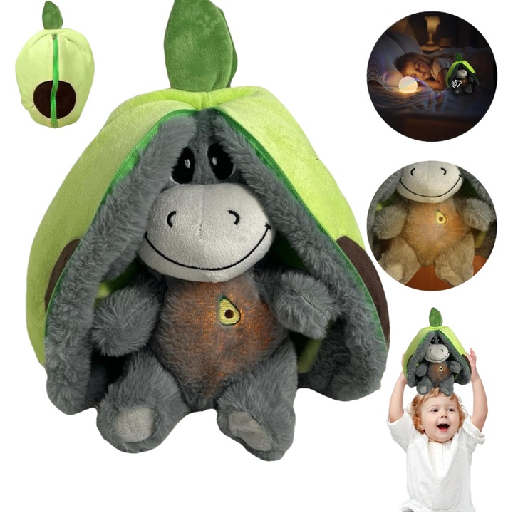 Плюшена играчка, Дишаща, животно авокадо, музикална, 0+ години