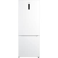 Combina frigorifica Heinner HCNF-M435INVE++, 435 l, Clasa E, No frost, Compresor inverter, Display touch, Functie super racire/super congelare, Compartiment chiller, Lumina led, H 188 cm, Alb