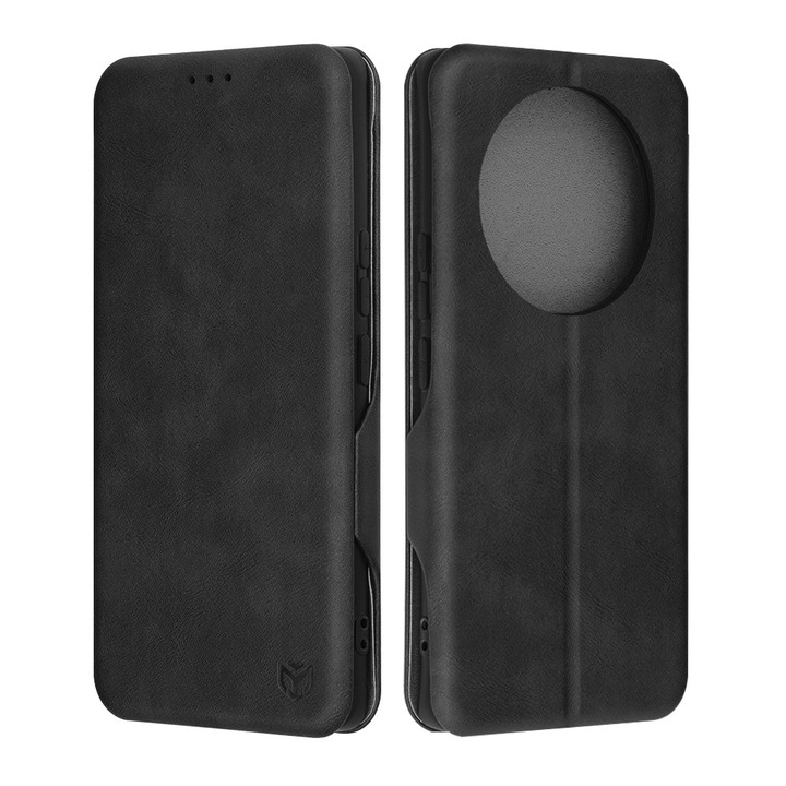 Husa Protectie pentru Honor Magic7 Lite/X9c, M29, Piele ecologica, Deep Dark