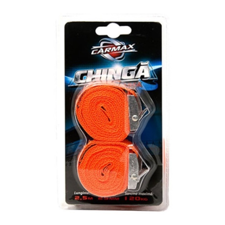Set 2 chingi fixare 25mmX2.5mX120Kg Carmax