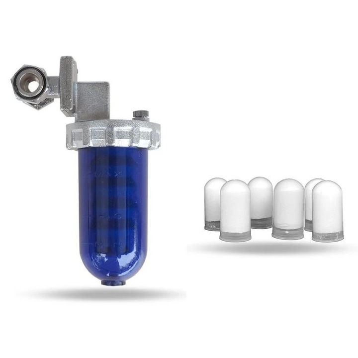 Filtru DOSAMAX anticalcar 3/4" cu 6 rezerve
