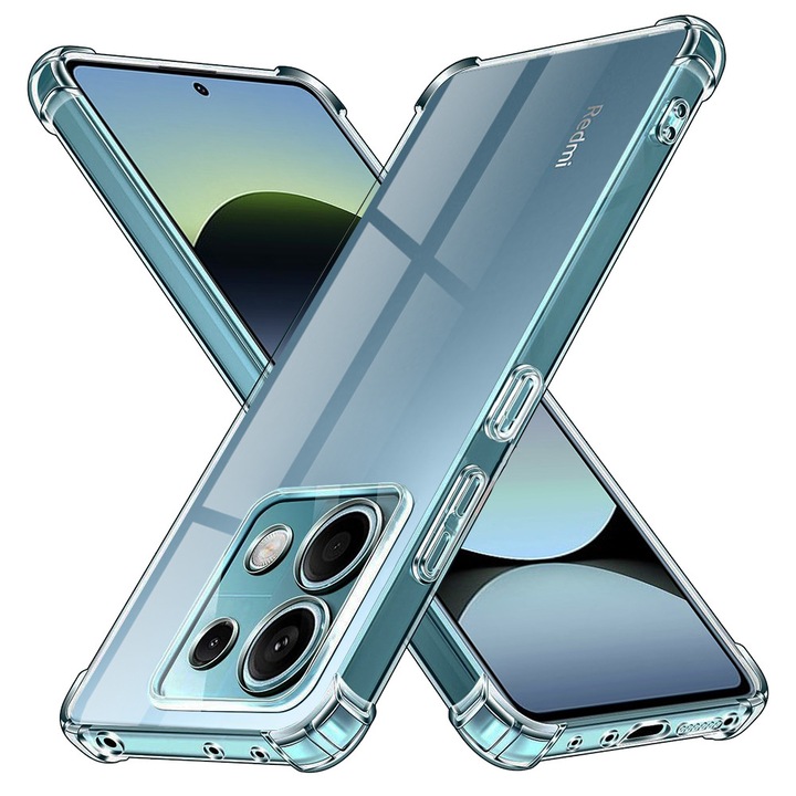 Калъф за защита за Xiaomi Redmi Note 14S, X80, Гел TPU, Прозрачен