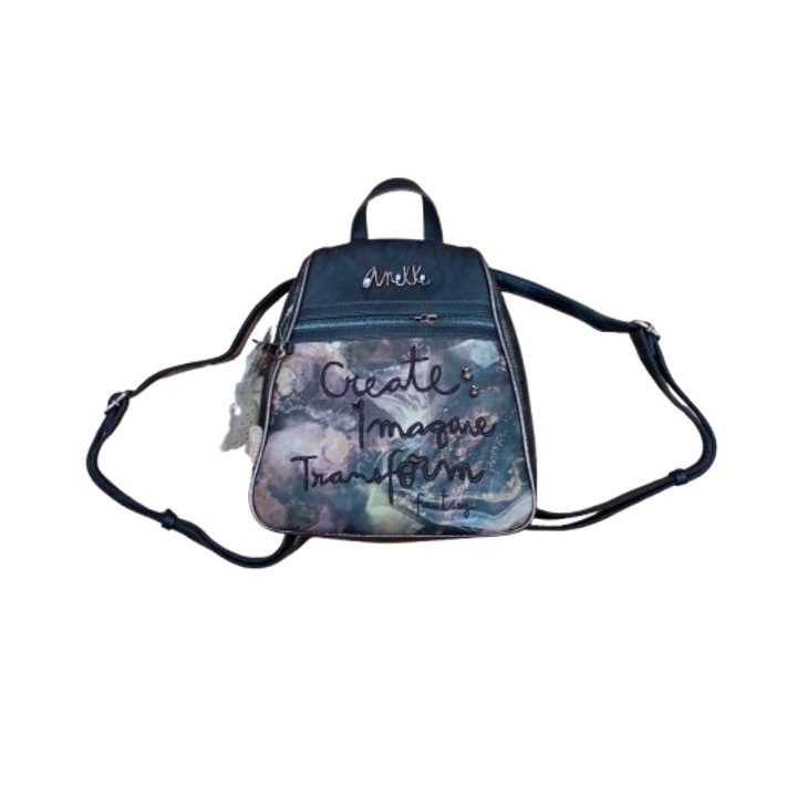 Alkalmi hátizsák, női, 39715-211, barna, műbőr-Barna