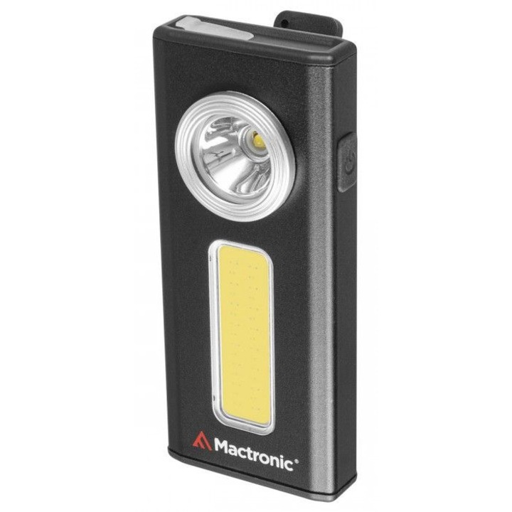 LED фенер Mactronic Flagger 650, 500 lm, регулиране на интензитета, презареждаем