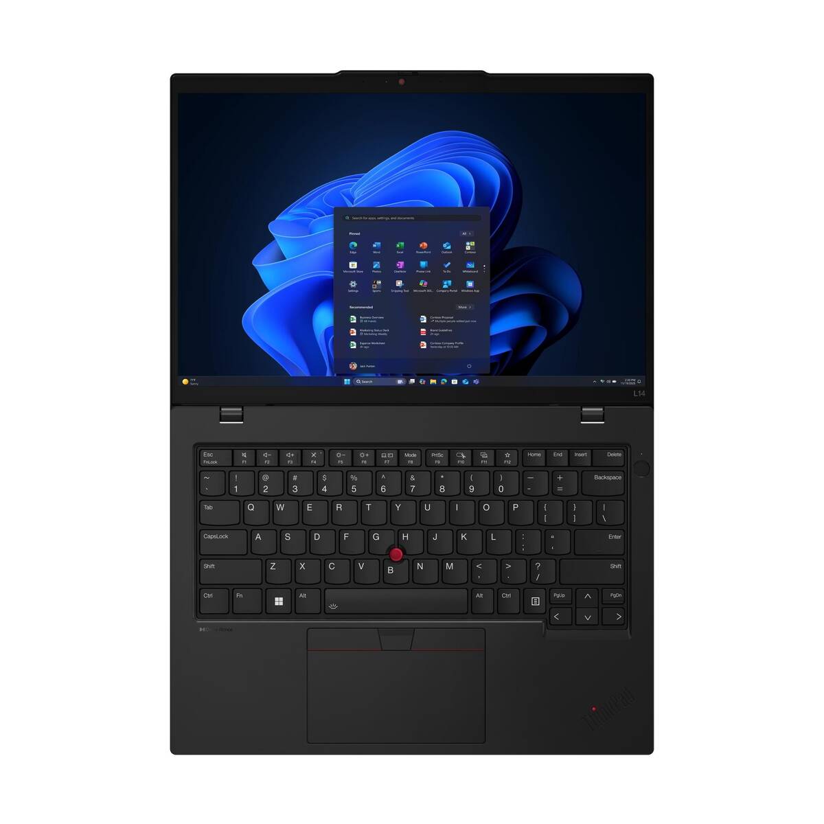 Laptop Lenovo ThinkPad L14 G6 WUXGA 14 inch Intel Core Ultra 7 255U 32GB 1TB SSD Windows 11 Pro Black
