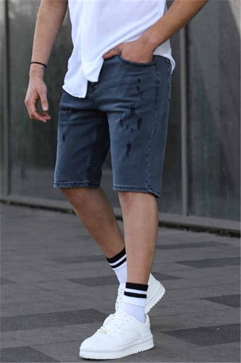 Мъжки панталони, Еластан, Madmext, 394579, Антрацита, 32