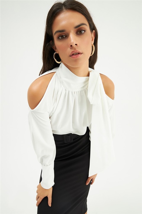 Női blúzok, Poliészter, Base, 361195, Ekrü, 42