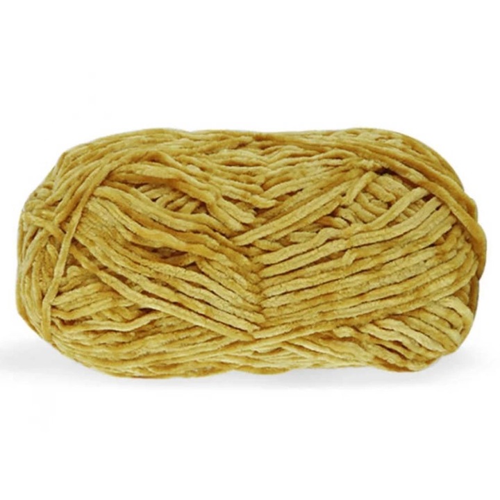 Bársony fonal, 100g, kurkuma