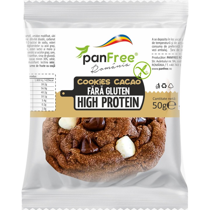 Cookies cacao fara gluten 50g