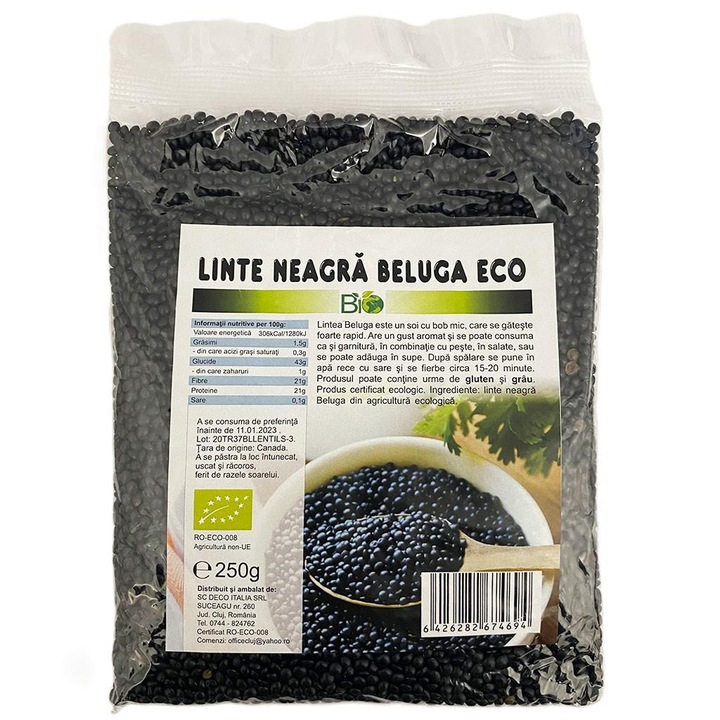Linte neagra Beluga ECO 250 gr