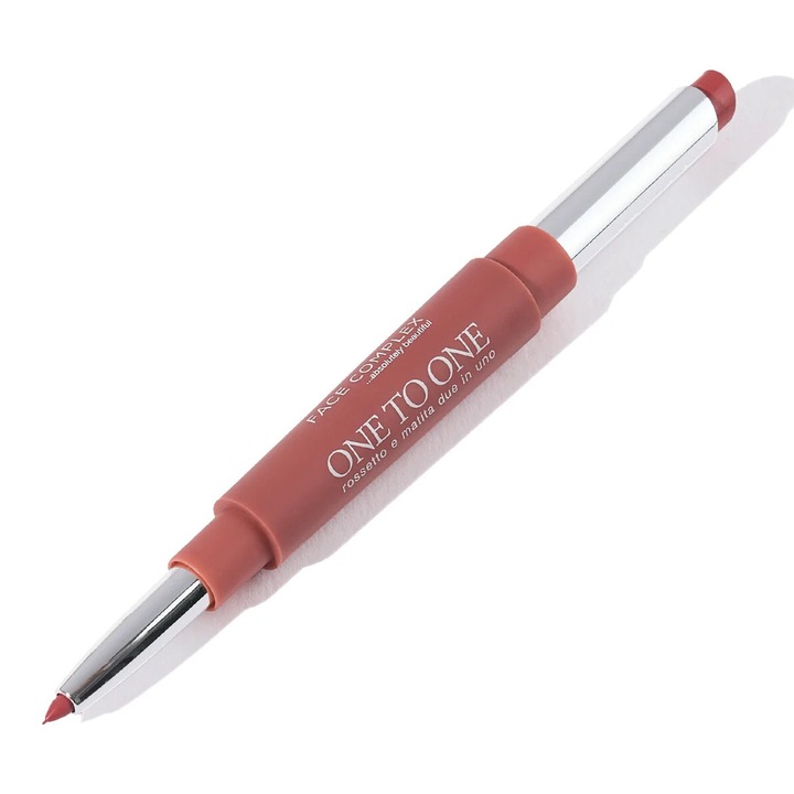 Set Ruj si creion de buze set, Face Complex, roz, No. 03