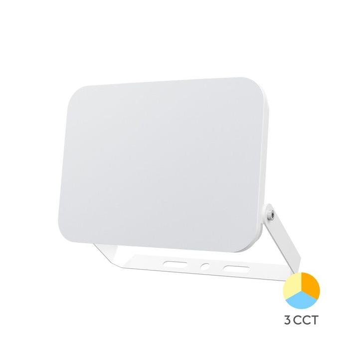 Proiector Braytron LED Slim 30W IP65, Alb