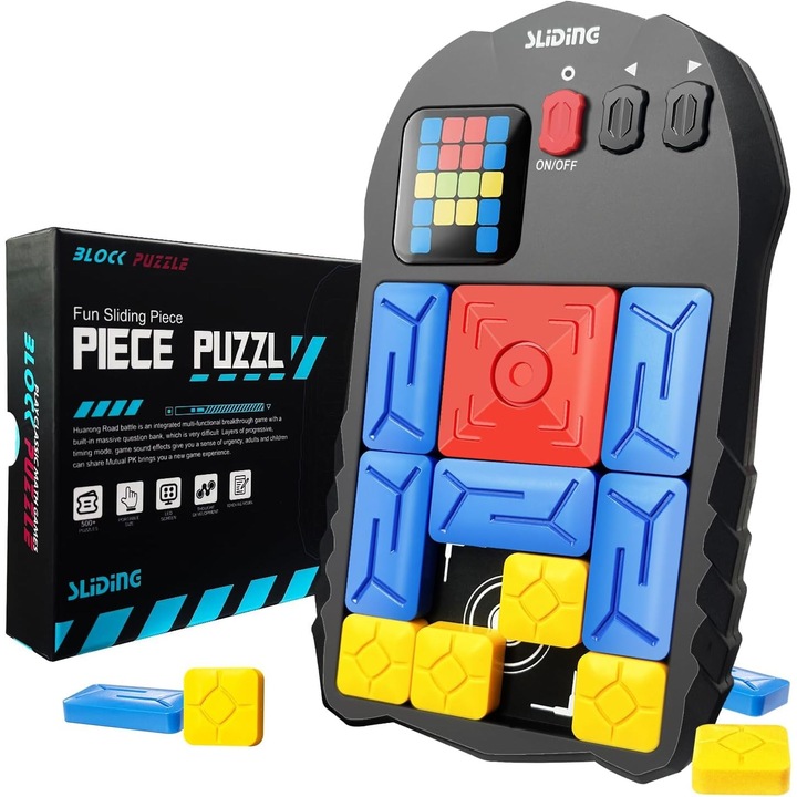 Super Slide elektromos játék, Több mint 500 puzzle tevékenység mágneses darabokkal, Térbeli érvelés és képzelet fejlesztése, Oktató, Intelligens, Hordozható
