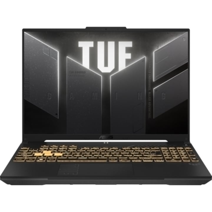 Laptop Asus Tuf Gaming F16 FX607VU-RL065MXM, Intel Core 5 210H, 16 hüvelyk, RAM 32GB DDR5, SSD 1TB, nVidia GeForce RTX 4050 6GB, Nincs operációs rendszer, Mecha Gray