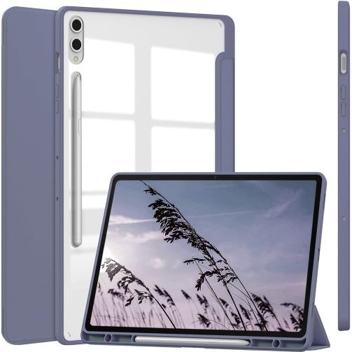 Husa Smart Cover compatibila cu Samsung Galaxy Tab S10 Lite /S10 FE, Slot Pen, Lavanda, TELGORBCS