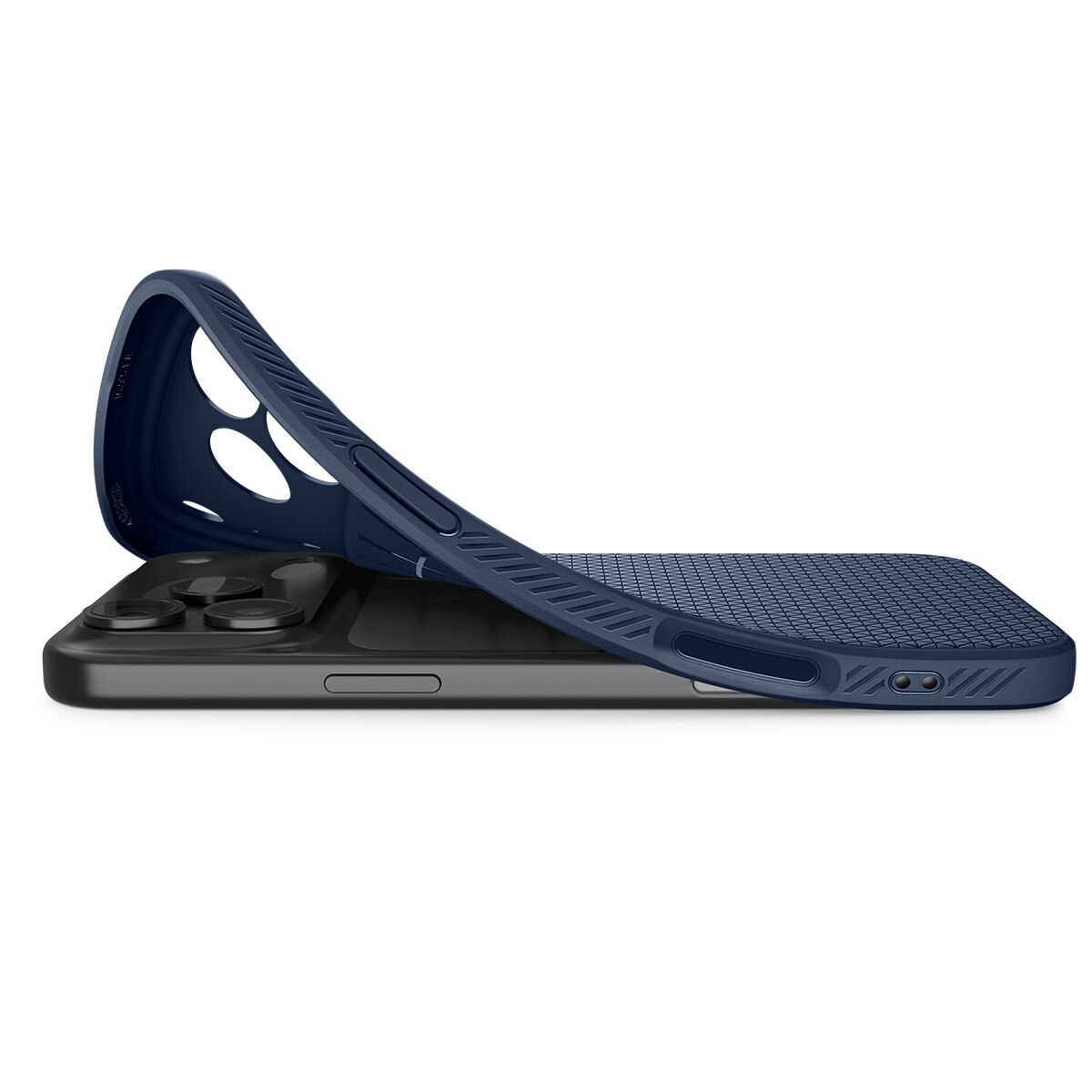 Husa pentru iPhone 17 Pro Max - Liquid Air - Navy Blue