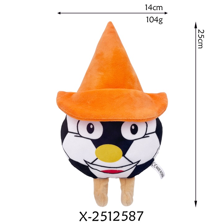 Papusi de plus Papusa Fotbal cu palarie