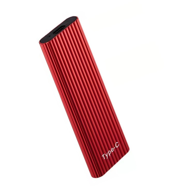 SSD Extern Portabil AjieQaQ, 4TB, Rosu, Metalic, USB 3.1, Viteza de Transfer 500MB/s, Rezistent la Socuri, Compatibil cu PC, Mac, Laptop, PlayStation, Xbox, Perfect pentru Backup, Gaming si Munca