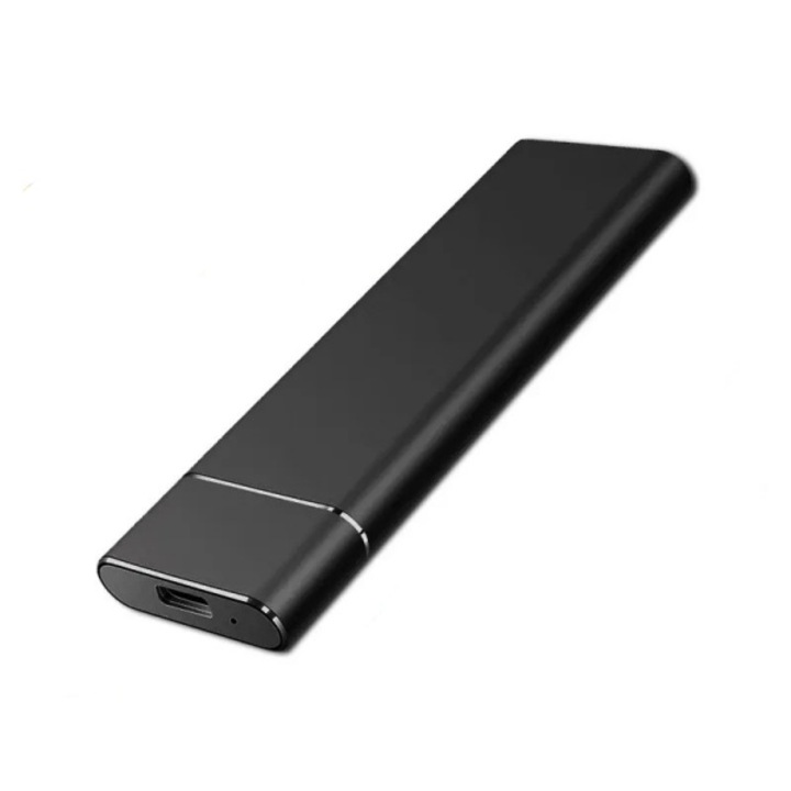 HDD Extern Portabil AjieQaQ, 2TB, Metalic Compact, Negru, USB 3.0, Compatibil cu PC, Mac, Laptop, PlayStation, Xbox, Perfect pentru Backup, Storage si Arhivare Date, Rezistent la Socuri-