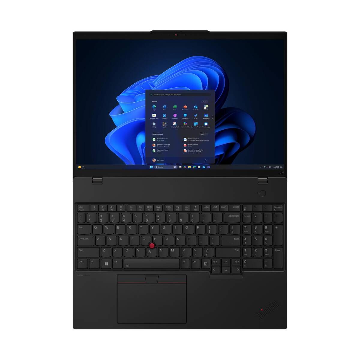 Laptop Lenovo ThinkPad L16 G2 WUXGA 16 inch Intel Core Ultra 7 255U 16GB 512GB SSD Windows 11 Pro Black