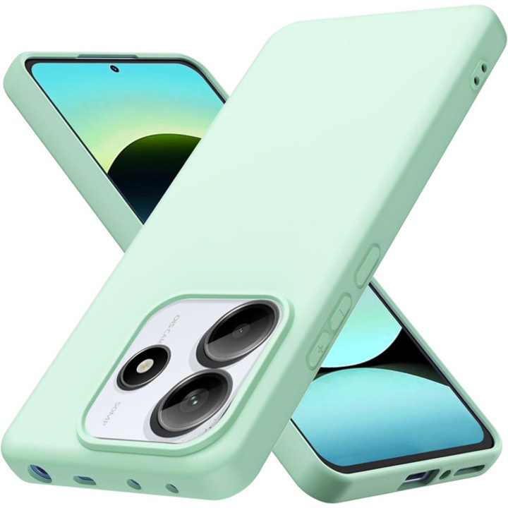 Husa telefon Orso pentru Poco M7 Pro 5G, silicon, mint, protectie impotriva zgarieturilor, acces la toate functiile