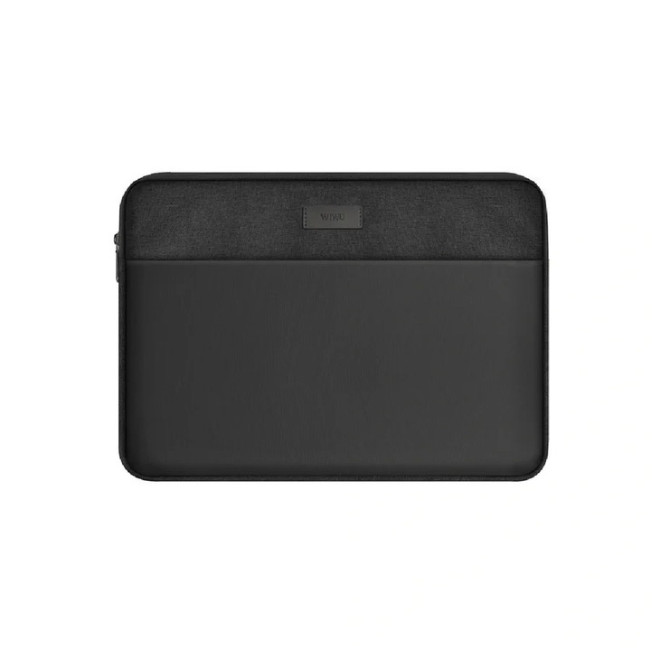 Husa laptop WiWU Skin Zero 16", ultra subtire, protectie anti-zgarieturi, impermeabila, neagra