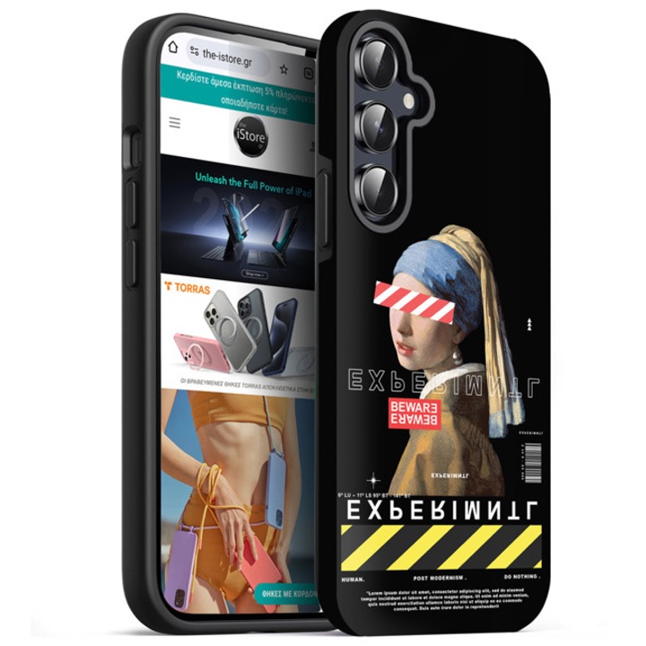 Калъф за телефон Orso, модел „Момичето с перлената обица“, многоцветен, за Samsung Galaxy A55 5G