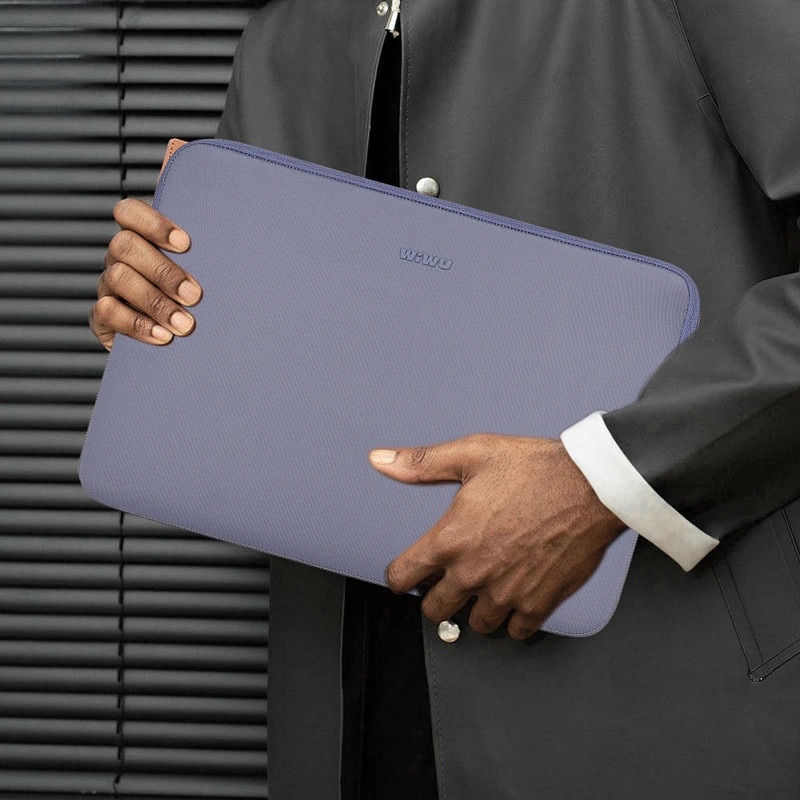 Husa laptop set WiWU Skin Zero 14", ultra subtire, protectie anti-zgarieturi, impermeabila, neagra