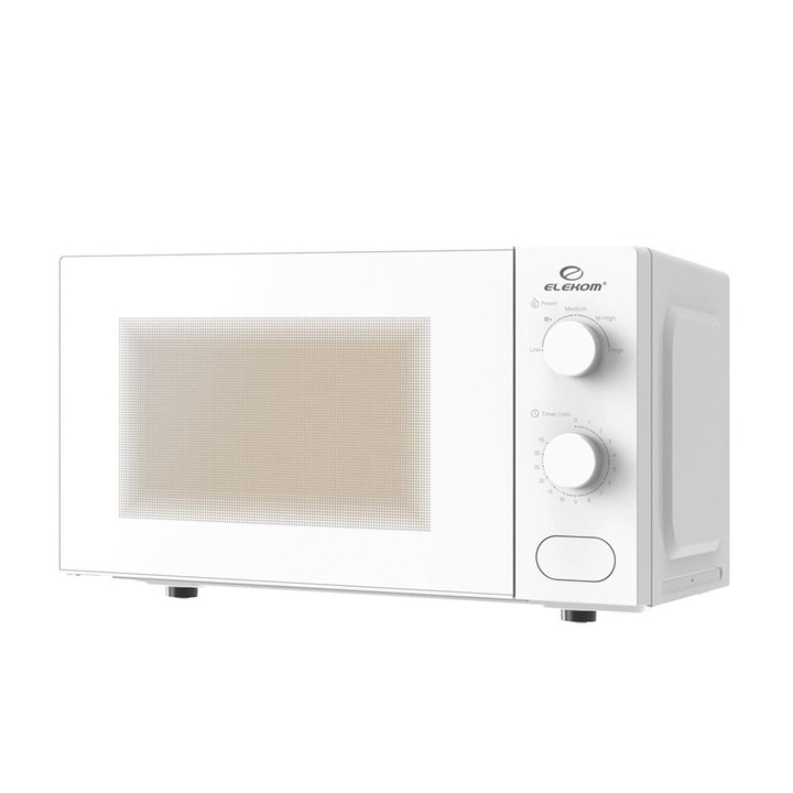 Cuptor cu microunde Elekom EK-7200MW, 20 Litri, 700 W, Timer 35 min., 5 nivele de putere, Dezghețare, Magnetron LG