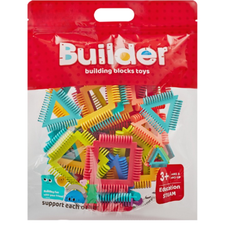 Joc de constructie STEAM - Forme magice (26 piese)