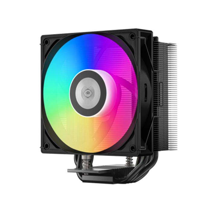 Cooler PCCooler „RT400 Digital” skt. Intel si AMD, racire cu aer, vent. 120mm, 500 – 2200 rpm, 4 heatpipes, inaltime 152mm