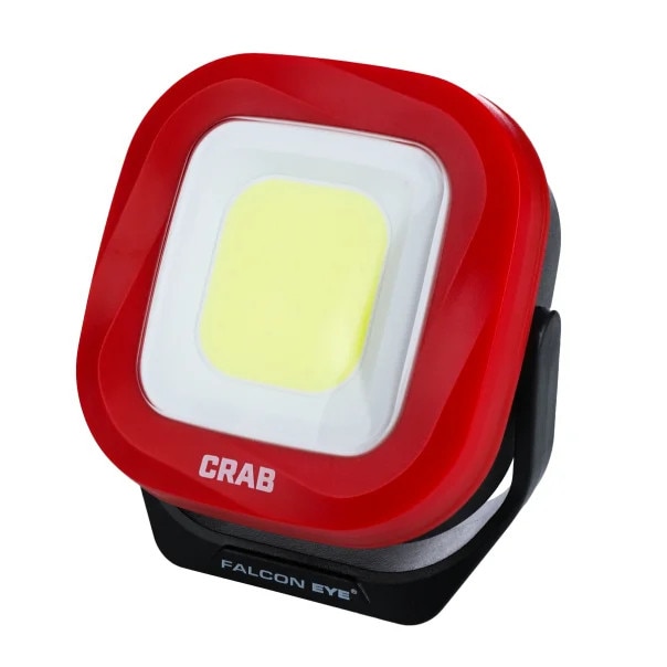 Lampa de atelier Falcon Eye CRAB, reincarcabila, negru/rosu - eMAG.ro
