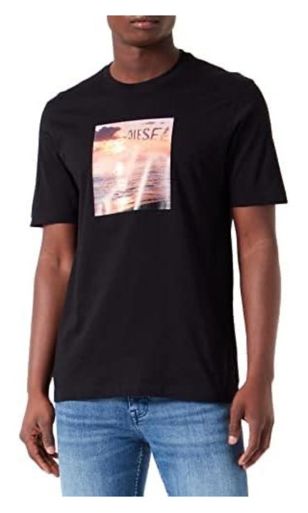 Tricou Diesel Barbati - 659854, Negru