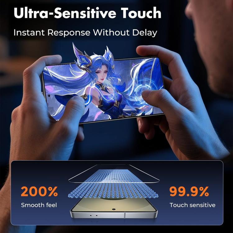 Folie Protectie Ecran pentru Oppo Reno 14 5G, Sticla Japoneza Securizata Temperata Asahi, 9H, Transparenta