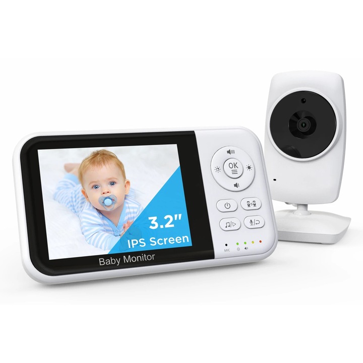 Soneria inteligenta wireless AMYMAT IP Intercom M9 conectivitate Wi-Fi, video HD cu vedere nocturna, audio bidirectional, detectare a miscarii si notificari in timp real pe telefon, fiind usor de instalat si compatibila cu sistemele smart home