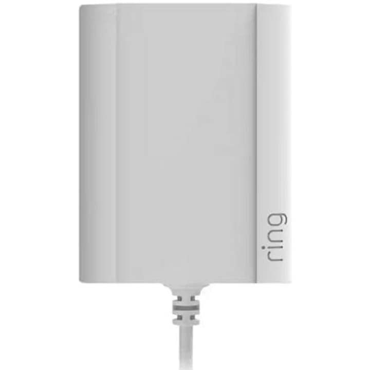Adaptor alimentare Ring Plug-In 2nd Gen, pentru sonerie video, 100-240V, 50/60Hz, 0.5A, alb