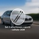 Set amortizoare capota pentru CASE-STEYR CVT din 2010, 2 bucati, MAGNUM TECHNOLOGY, 4 stickere auto CASE-STEYR