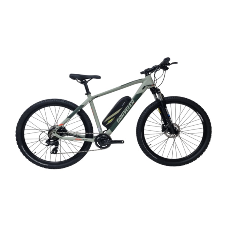 Bicicleta electrica Graveler 53312 - 28 inch, M, Gri