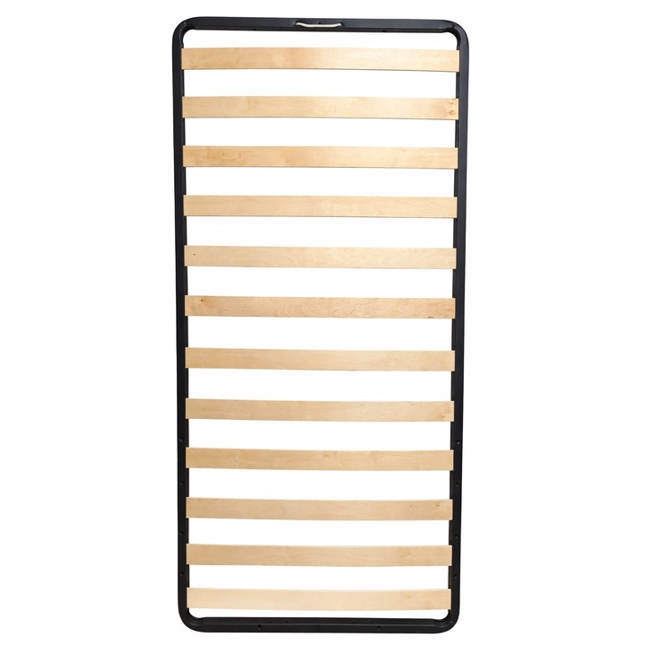 Somiera pat Sanremo 90x190 cm, 12 lamele lemn, 64x8 mm, cadru metal