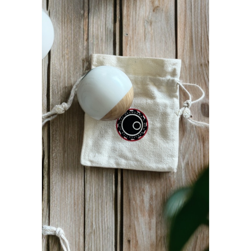 Kendama, OKendama, Tama Only, 62mm, NEO GLAZE, alb, lemn de arțar