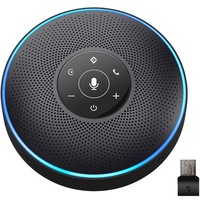 Sistem audio conferinta, eMeet M2 Speakerphone Bluetooth USB, 4 Microfoane AI 360°, Noise Cancelling, Compatibil Zoom, Teams, Skype, PC & Mac