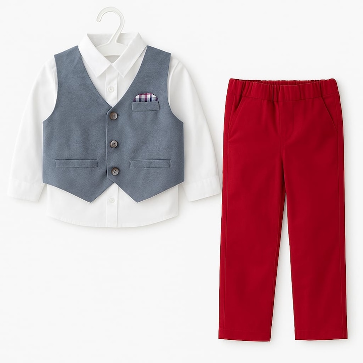 Compleu Costum 3 piese copii 4 ani