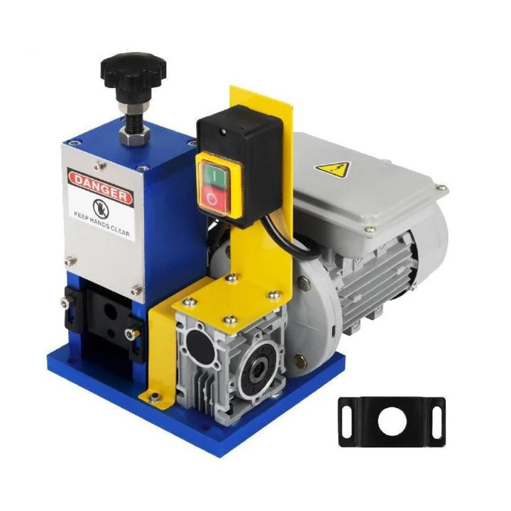 Elektromos kábelcsupaszító gép, 1,5-25 mm, 180 W motor, hordozható, ezüst, 220 V