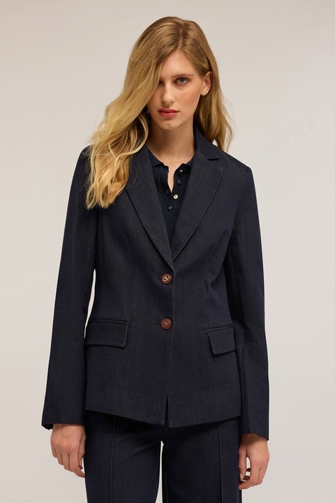 Motivi, Sacou regular fit cu nasturi, Albastru ultramarin