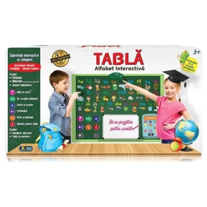 Joc Educativ Tabla cu Alfabet Romanesc