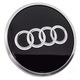 ARRRD® Audi keréktárcsa kupakok 69MM, 4 darabos készlet - Kompatibilis: Audi A1 8X / 8Y, A3 8V, A4 B8 / B8.5 / B9, A5 F5, Q2, Q3 8U / F3, TT 8S