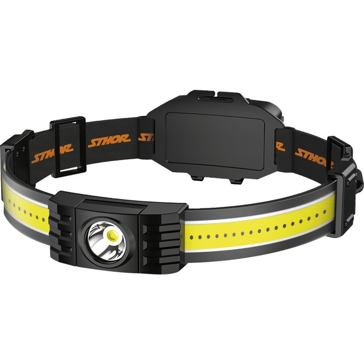 STHOR LED челник, 320lm, Li-Po 3.7V 1200MAh
