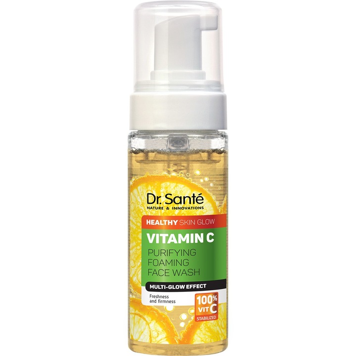 Gel exfoliant Dr. Sante cu Vitamina C, 200 ml, curatare, exfoliere, pentru toate tipurile de piele