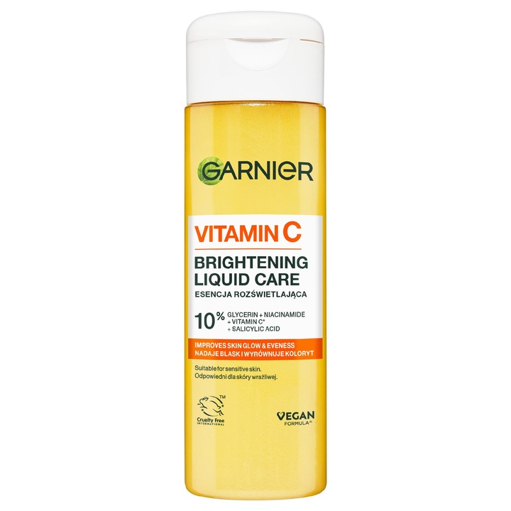 Garnier világosító esszencia, 120 ml, C-vitaminnal, glicerinnel, niacinamiddal, szalicilsavval
