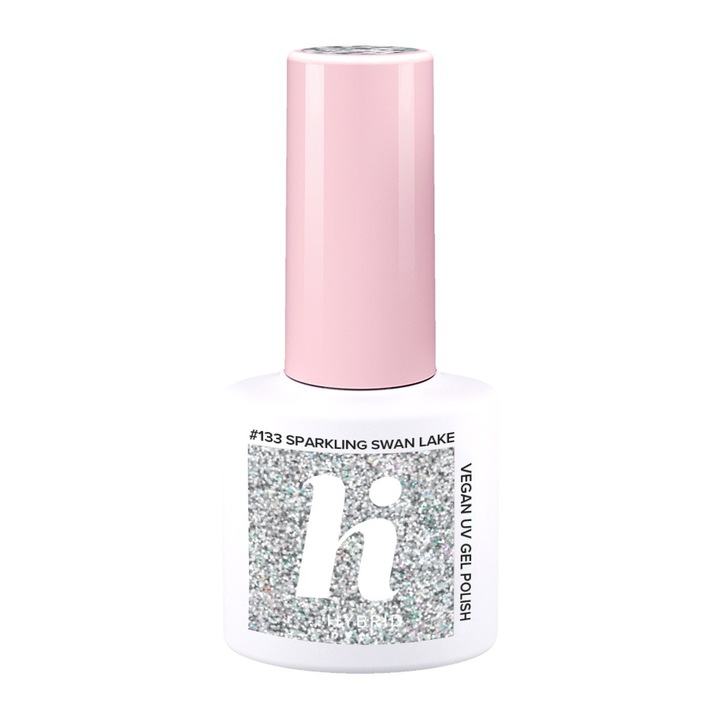 Oja Hi Hybrid nr. 133 Sparkling Swan Lake, argintie, 5 ml